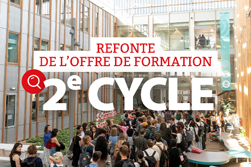 Refonte de l'offre de formation 2e cycle